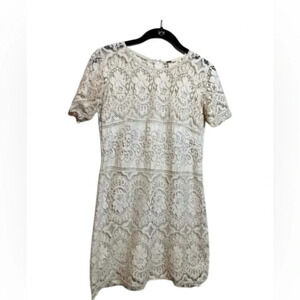 Free People Ivory Lace Dress